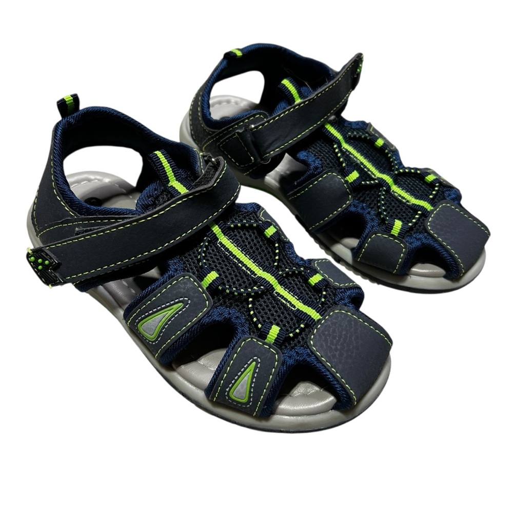 Kids‎ Navy and Green Sandals